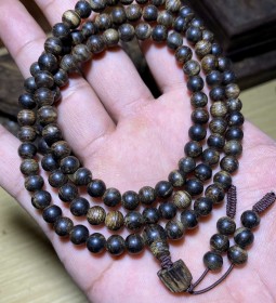  Vật Phẩm Trầm Hương 108 hạt 6mm chìm – Leyte Philippines